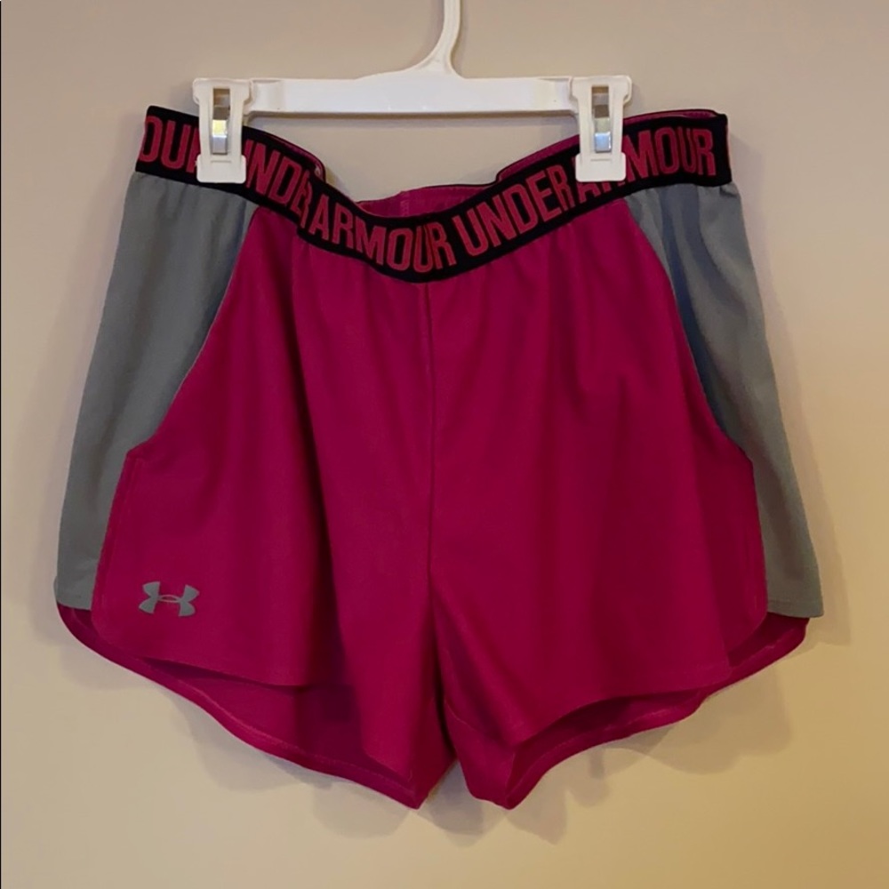 Under Armour Pink Athletic Shorts